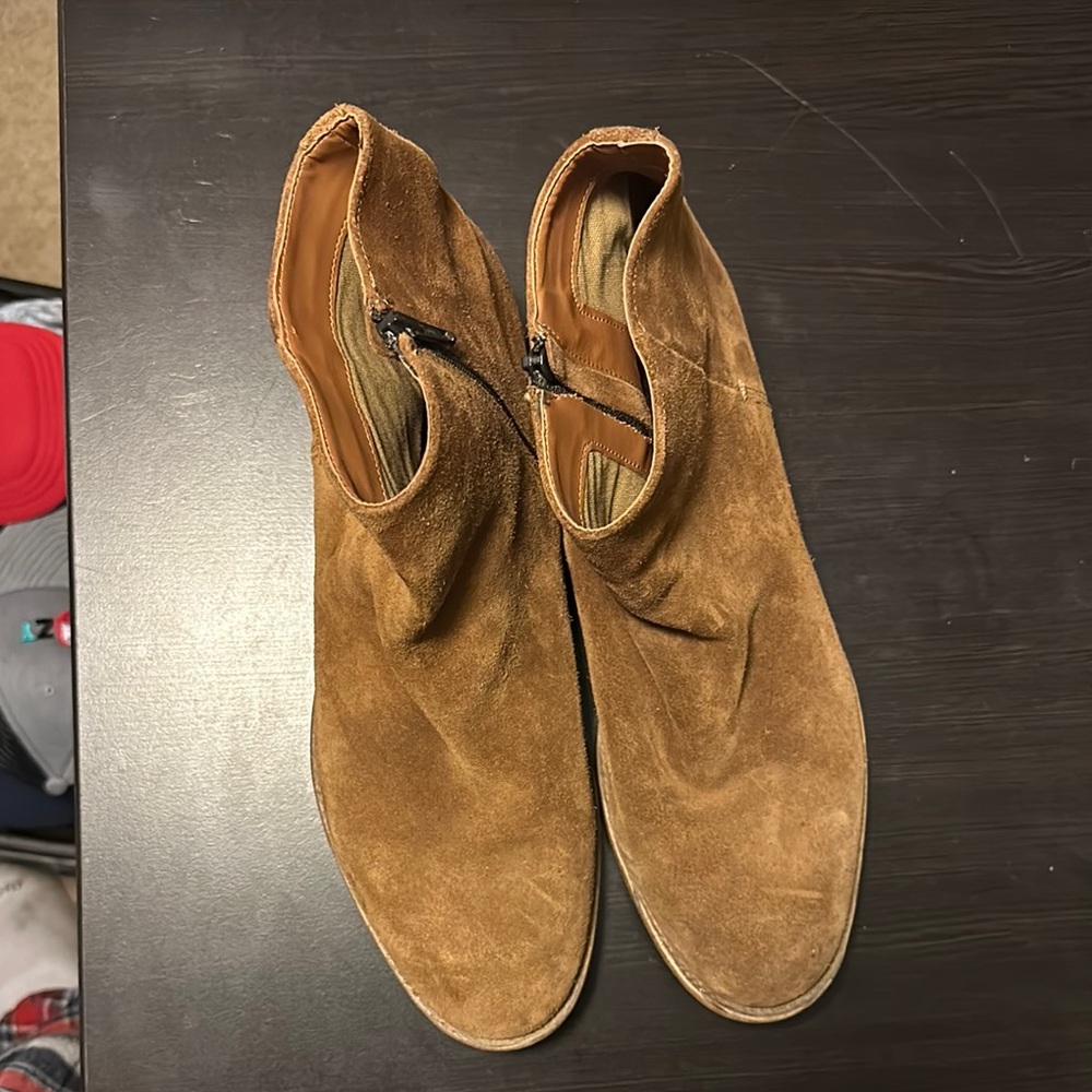 Aldo Mens Brown Suede Chelsea Boots